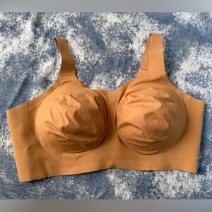 Evelyn & Bobbie The Beyond Bra Molded Cup Wireless Bra - Warm Tan Size 2XL